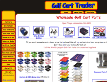 Tablet Screenshot of golfcarttrader.com